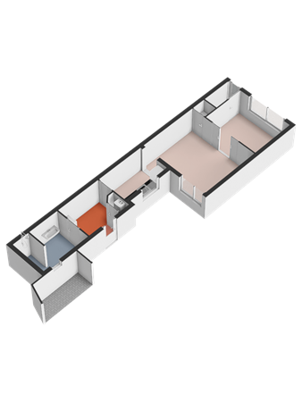 Floorplan - Molenstraat 71, 3752 CK Bunschoten-Spakenburg